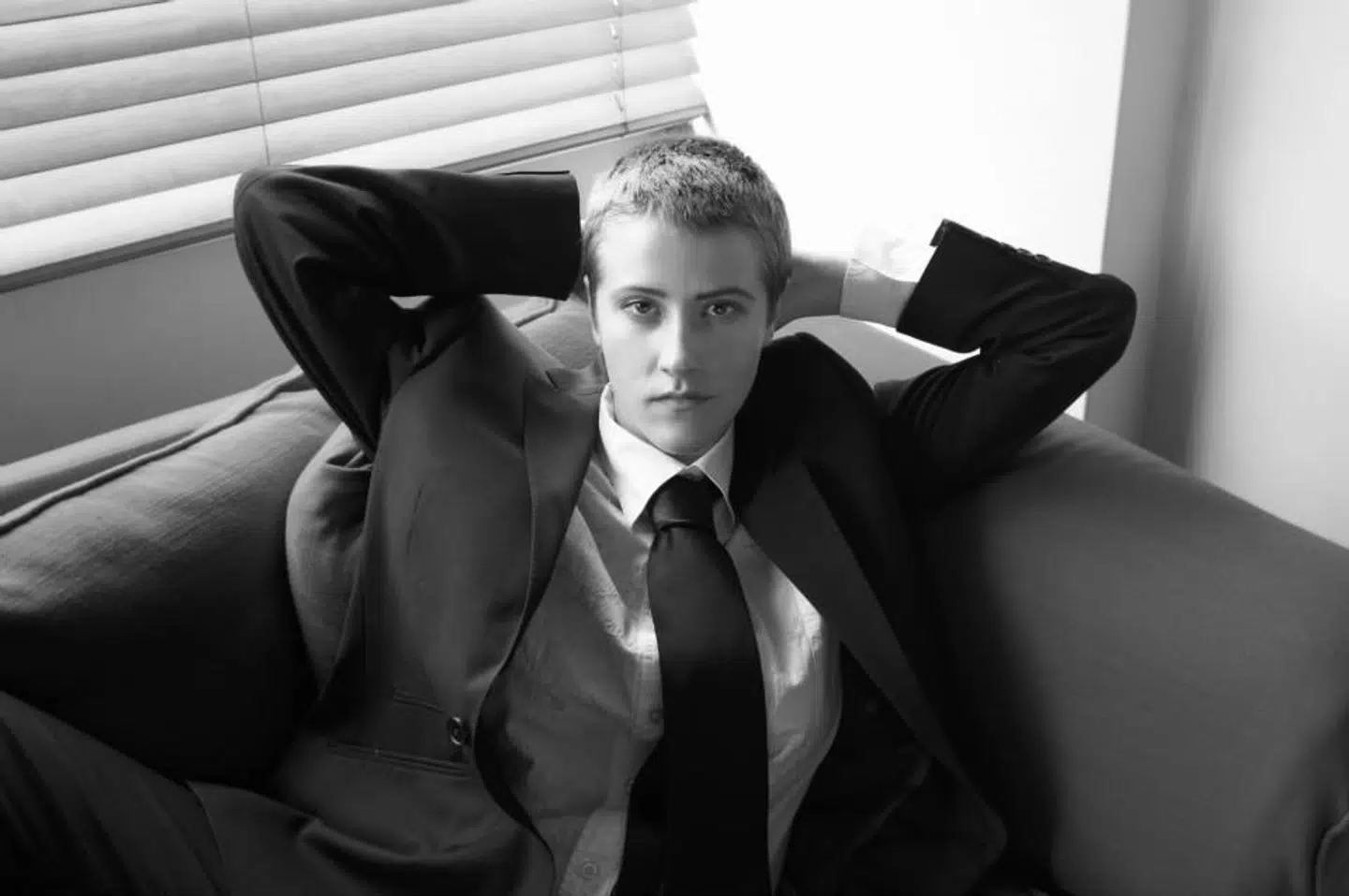 Billedet her er taget, før Nanna Matilde Veileborg Bjelka sprang ud. Hun husker selv, at hun følte sig godt tilpas. At hun fik lov til at udtrykke sig på en måde, hun ikke havde prøvet før.