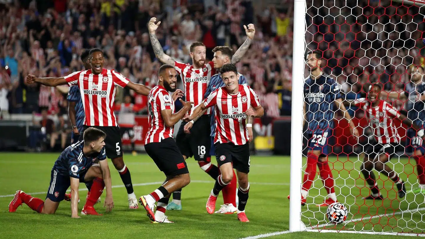 Christian Nørgaard sikrede Brentford sejren over Arsenal.