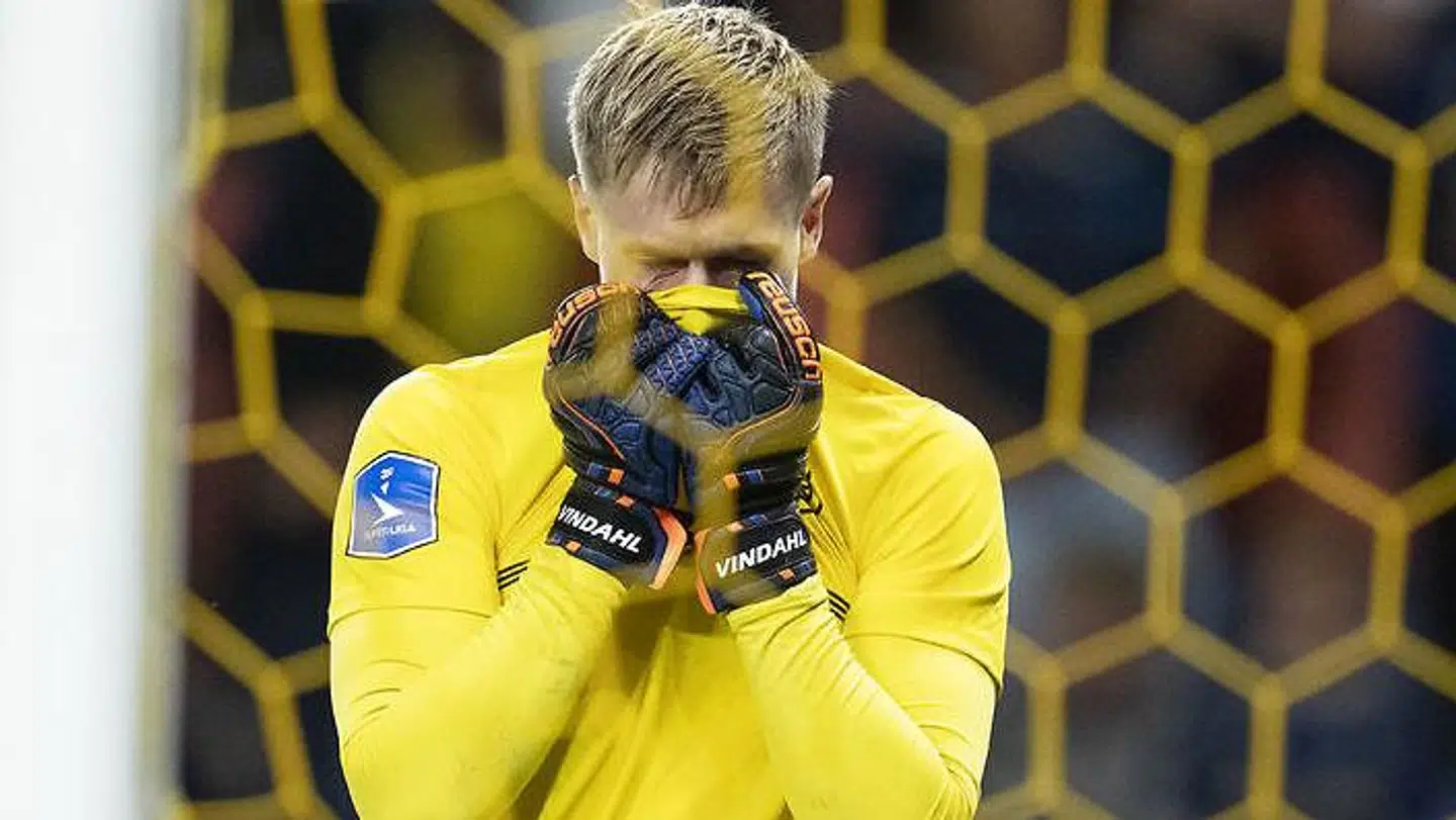 Peter Vindahl Jensen kunne ikke holde tårerne tilbage efter kampen mod Brøndby.