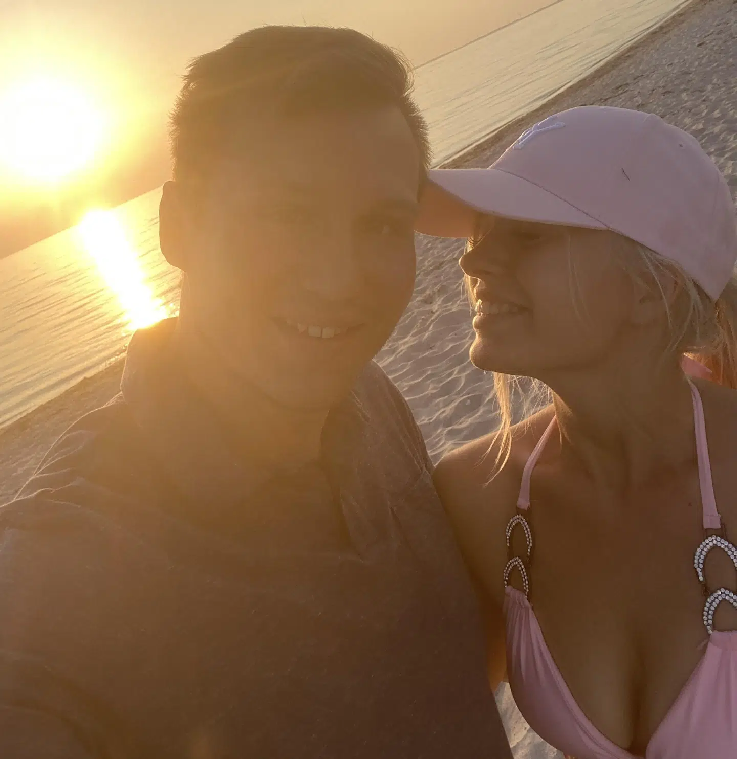 Maria Hjort Kronholm og Michael Sommer, der er kendt fra 'Gift ved første blik'. (Privatfoto)