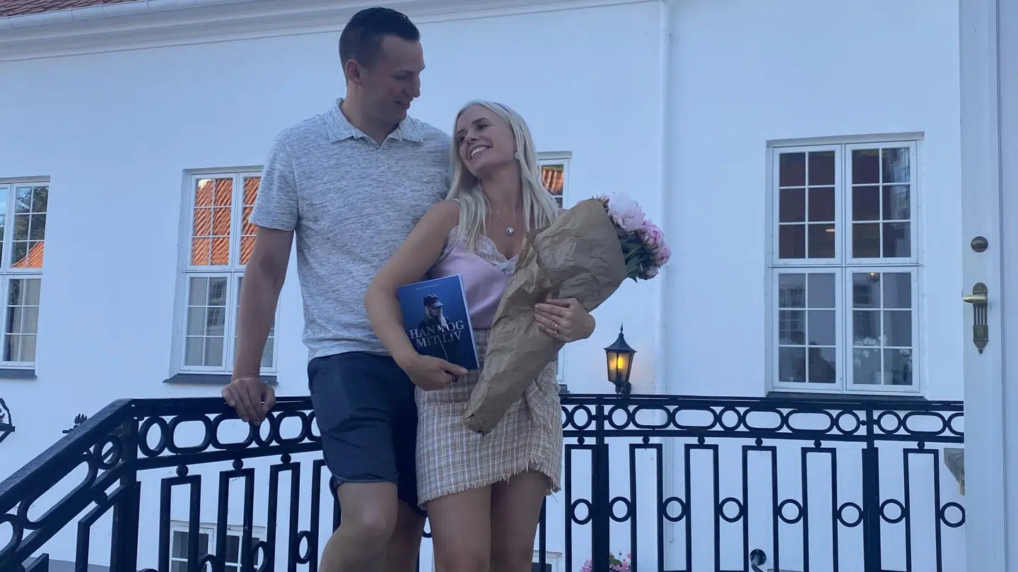 Maria Hjort Kronholm og Michael Sommer, der er kendt fra 'Gift ved første blik'. (Privatfoto)