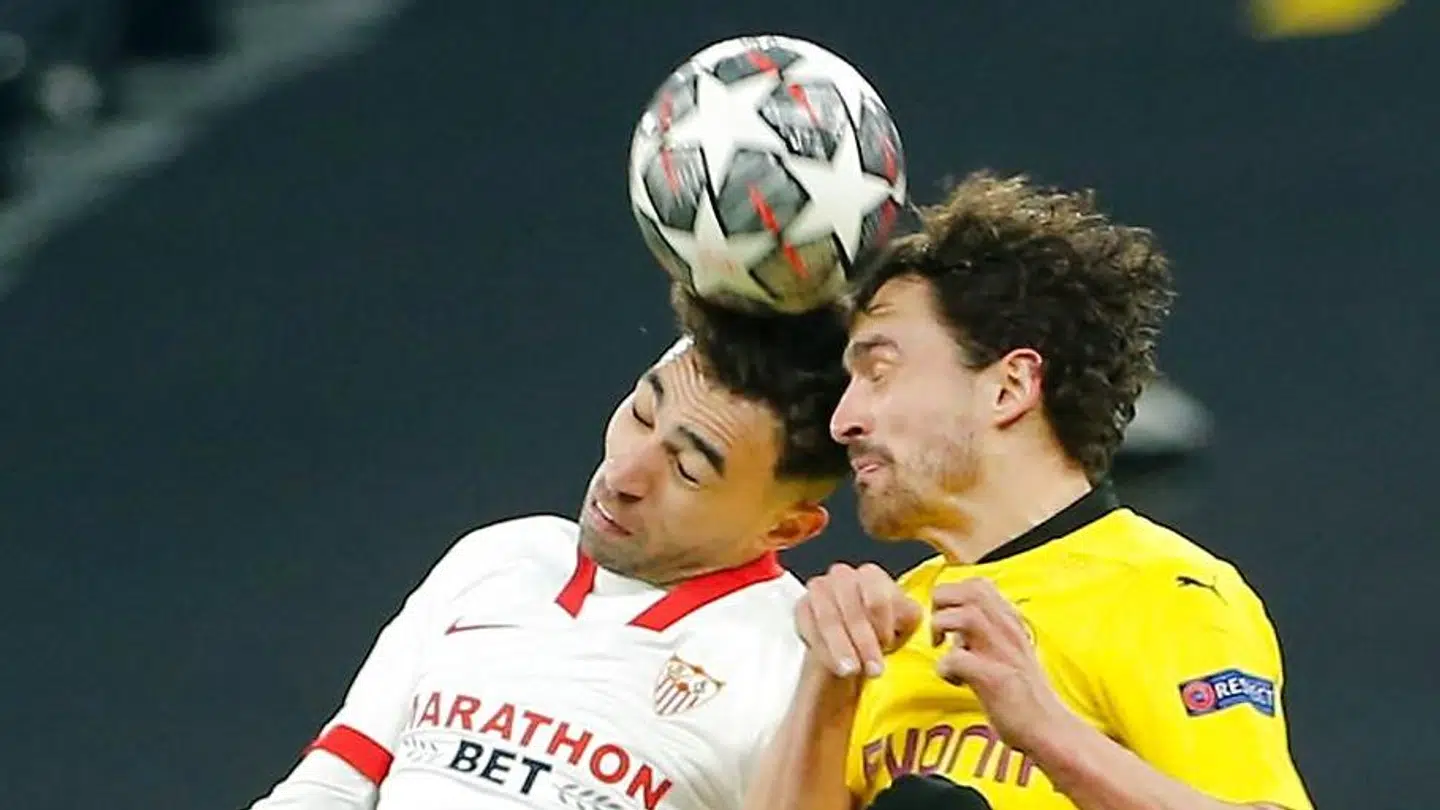 Thomas Delaney i aktion mod Sevilla i forårets CL-1/8-finale.