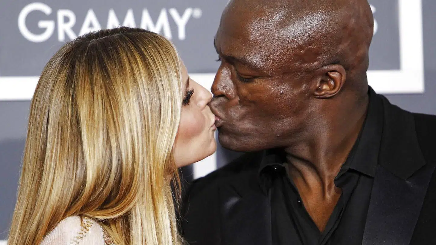 Arkivfoto af Heidi Klum og Seal.