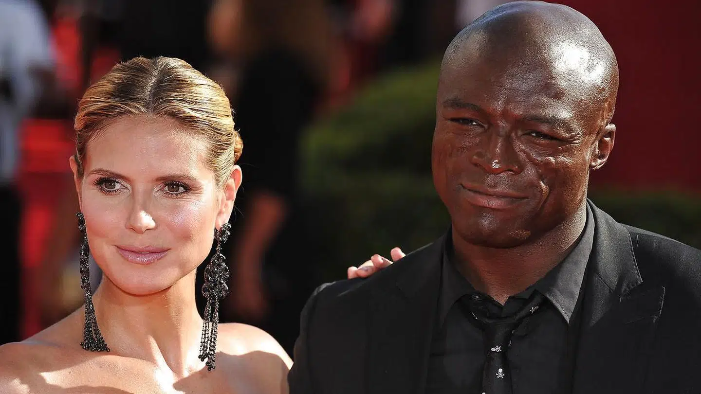 Arkivfoto af Heidi Klum og Seal.