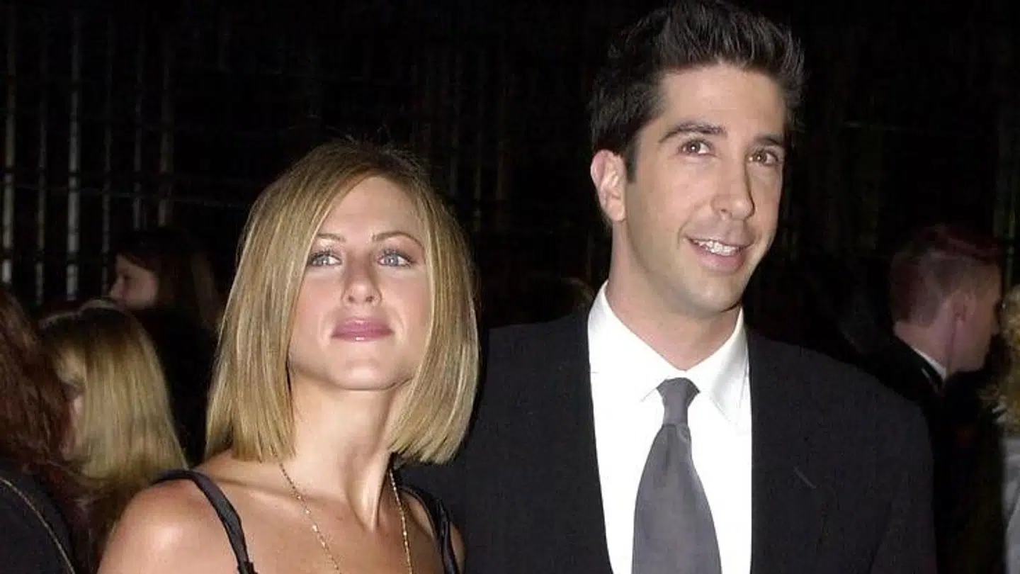 Jennifer Aniston og David Schwimmer.