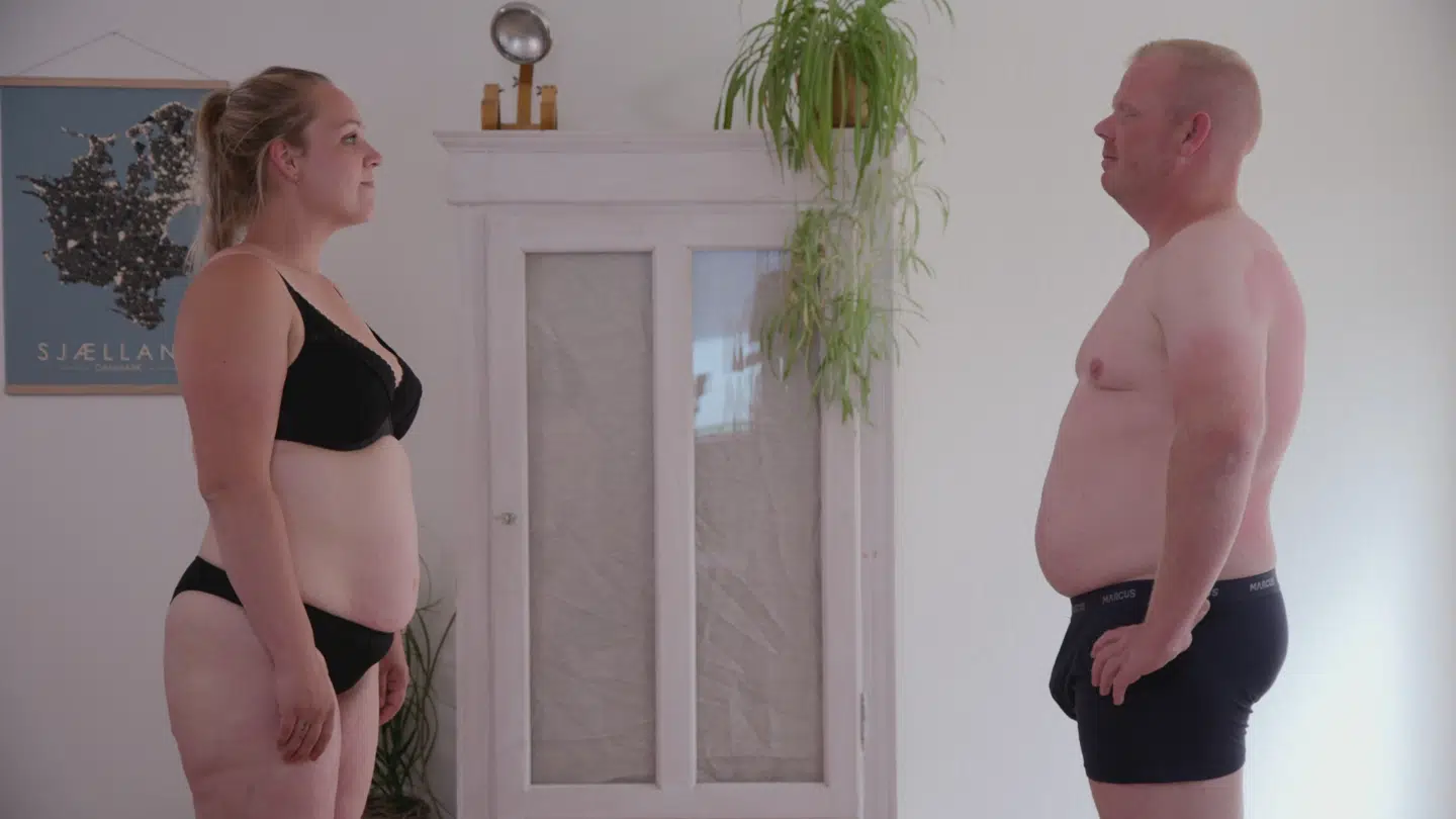 Lasse og Simone Vindahl efter deres vægttab.