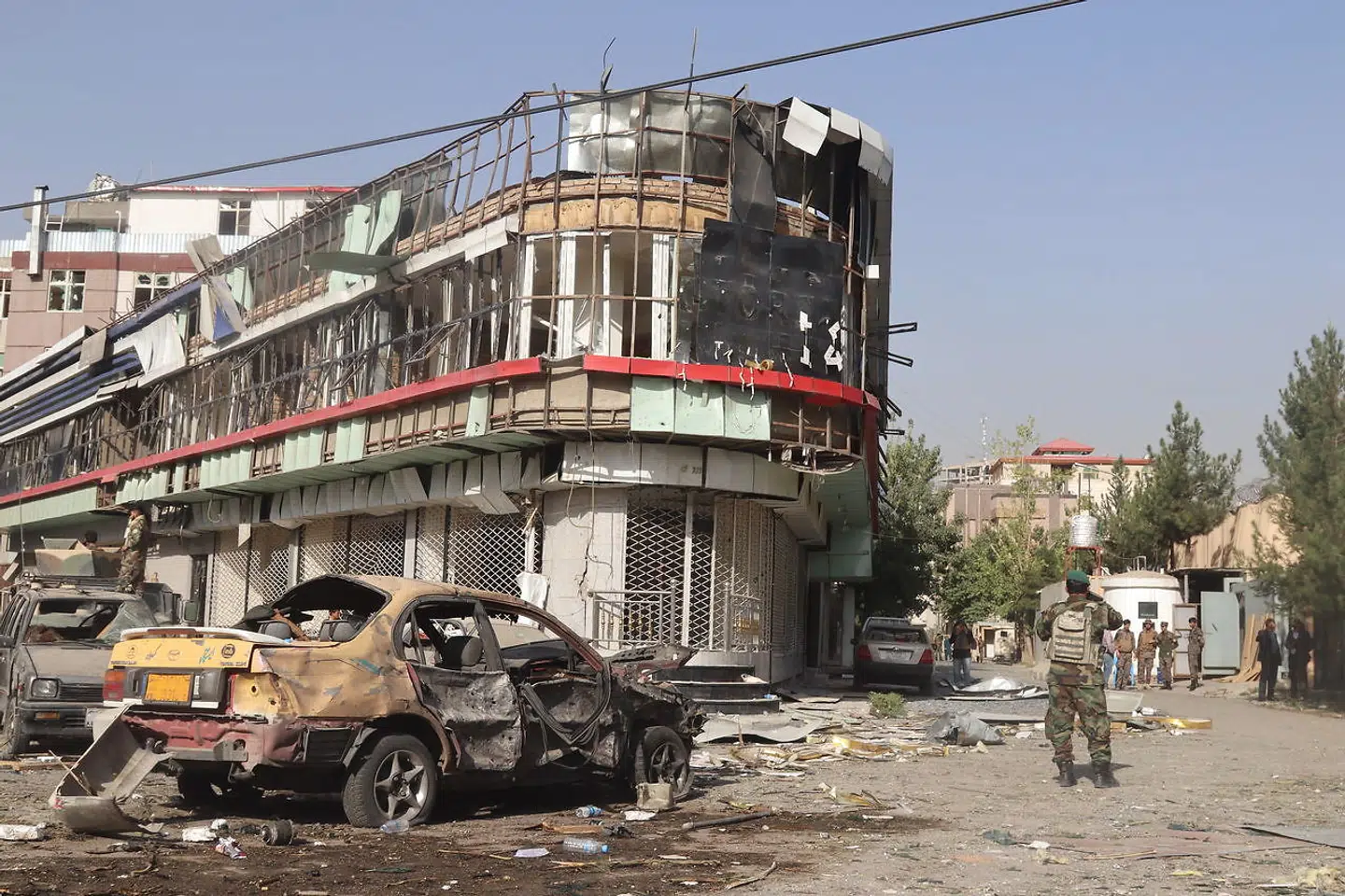 Taliban på offensiv. Mindst otte personer mistede livet under et koordineret angreb i hovedstaden Kabul 4. august 2021.