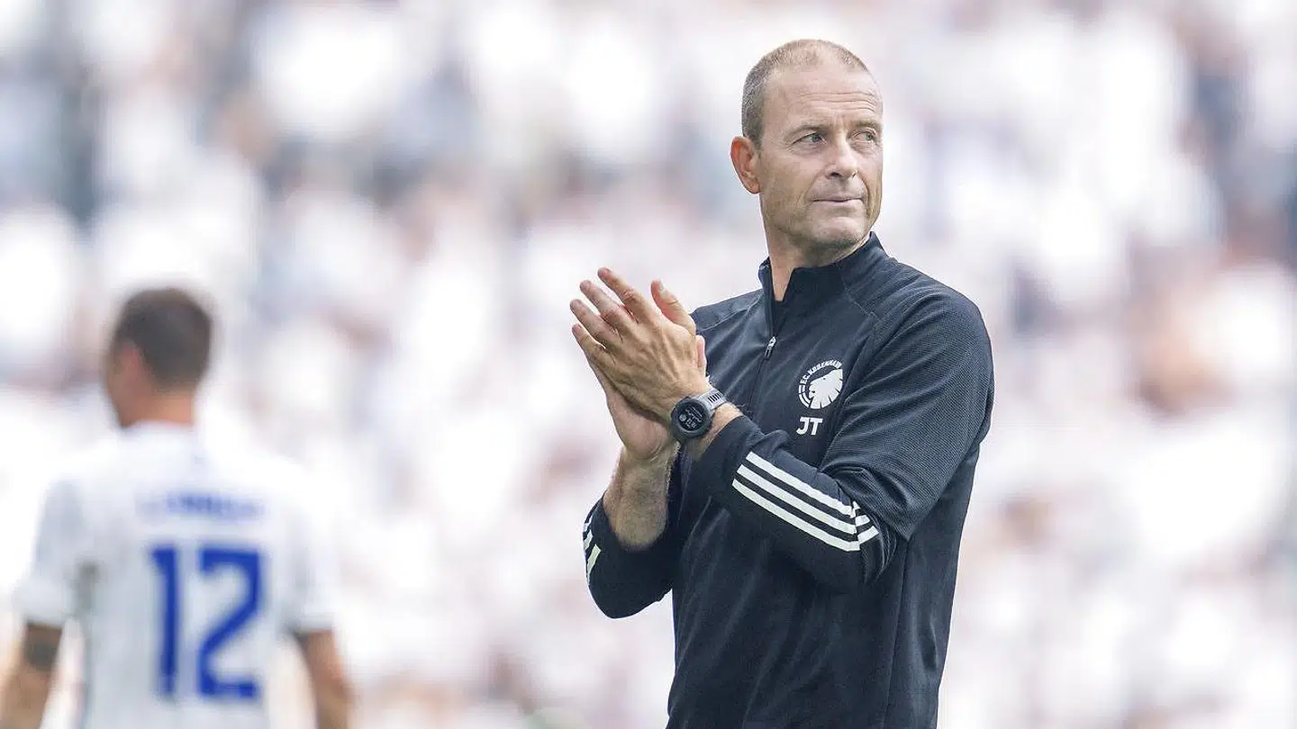 Jess Thorup efter søndagens derbysejr.