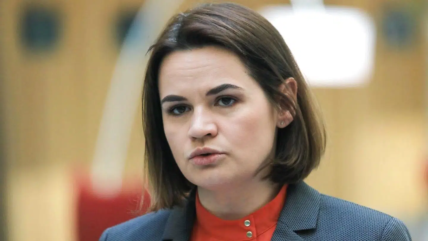 Den hviderussiske oppositionsleder Svetlana Tikhanouskaya.