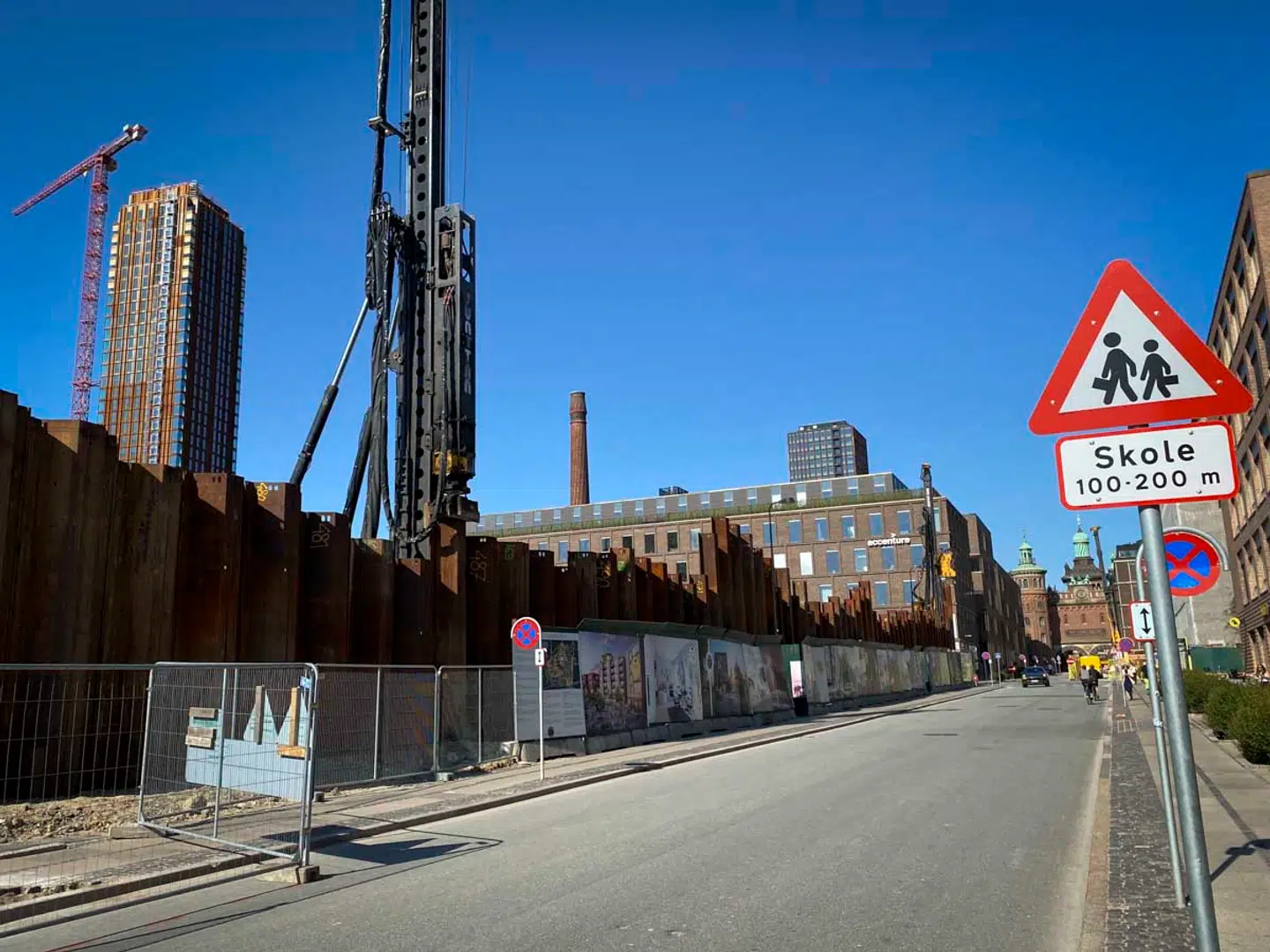 Det er byggeriet herinde ved Carlsberg Byen, der trækker tænder ud.