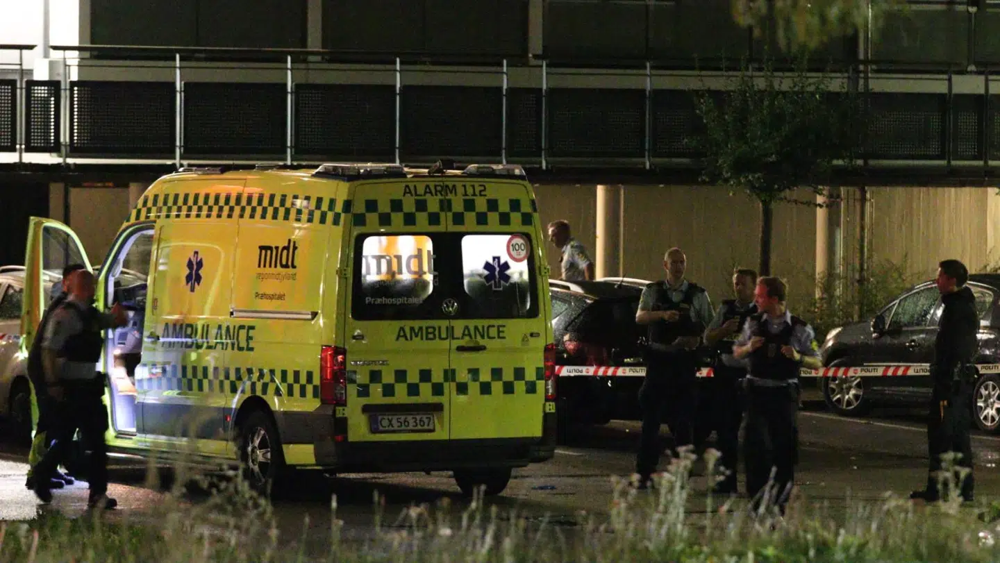 Politiet har efterforsket sagen siden sent fredag aften. (Foto: Presse-fotos.dk)