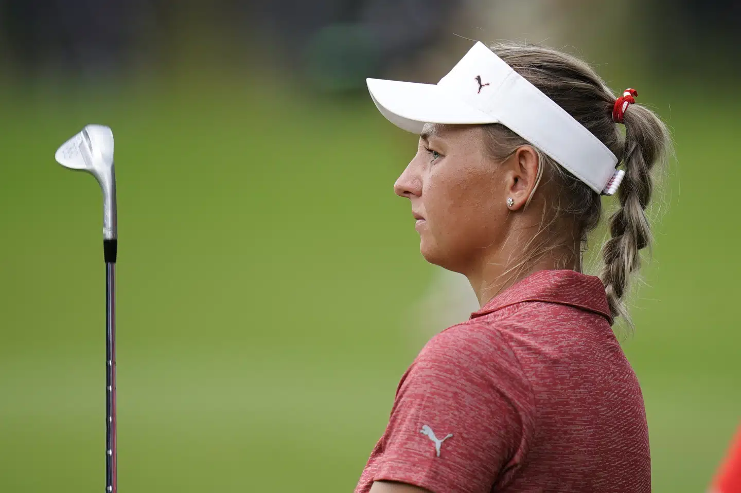 Emily Pedersen snusede til medaljerne, men manglede den sidste skarphed på de ni sidste huller. Liselotte Sabroe/Ritzau Scanpix