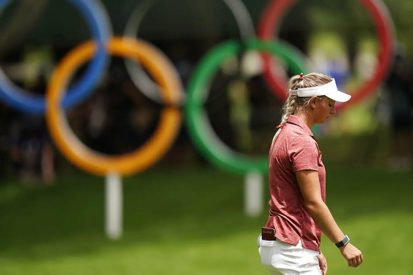 Emily Pedersen og Nanna Koesstz Madsen i 4. runde til golfturningen ved OL i Tokyo, fredag den 7 august 2021