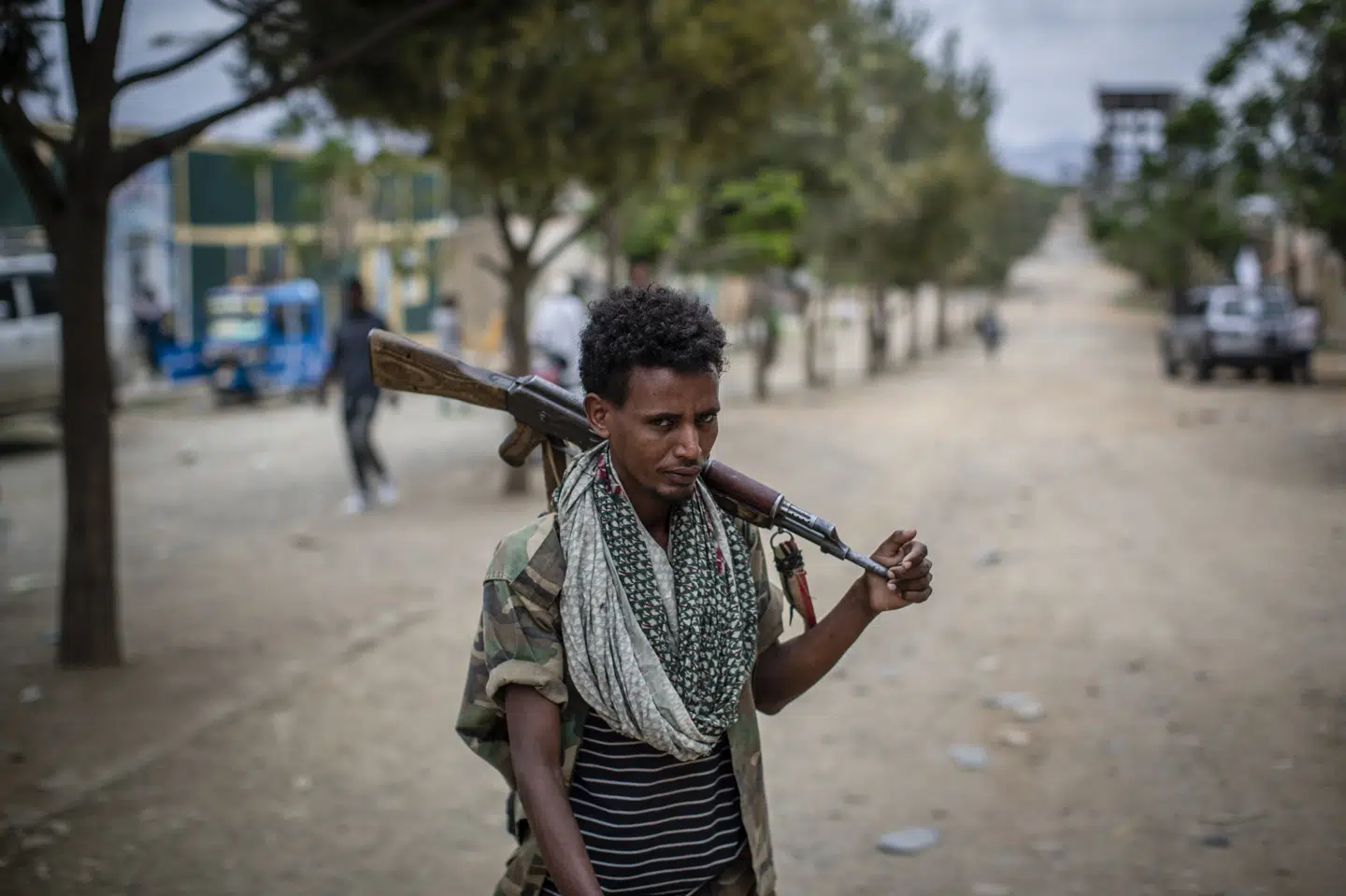 Tigray-folkets Befrielsesfront (TPLF) har siden november sidste år været i væbnet konflikt med Etiopiens regeringsstyrker. Ben Curtis/Ritzau Scanpix