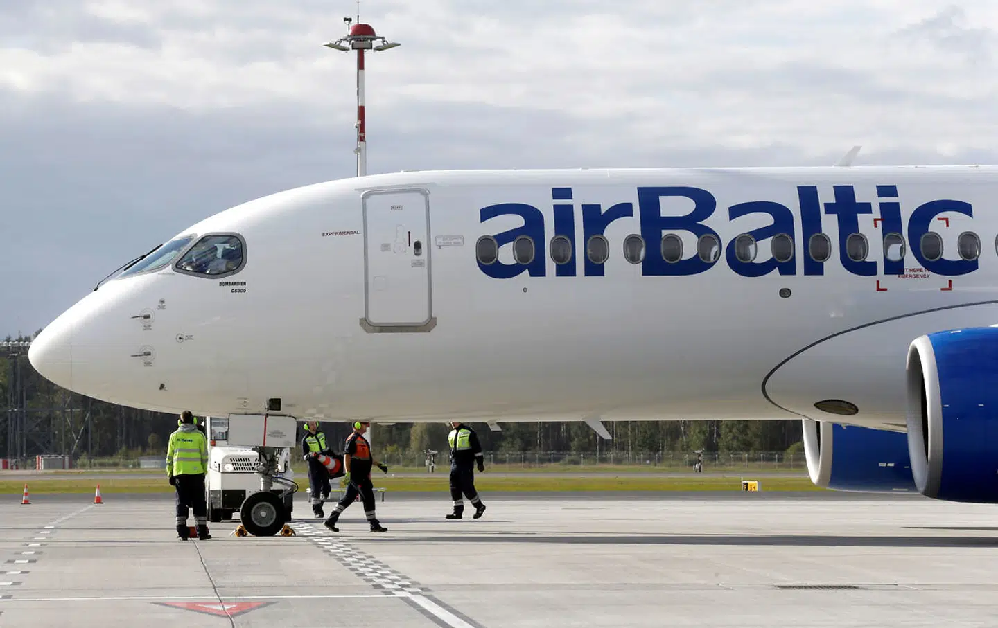 Flyet fra Air Baltic var undervejs fra den lettiske hovedstad Riga til København.