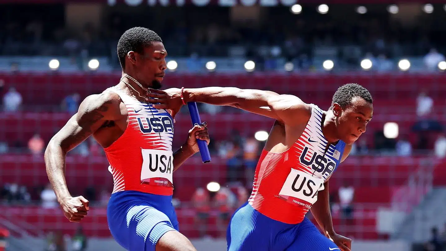 Det amerikanske stafethold.