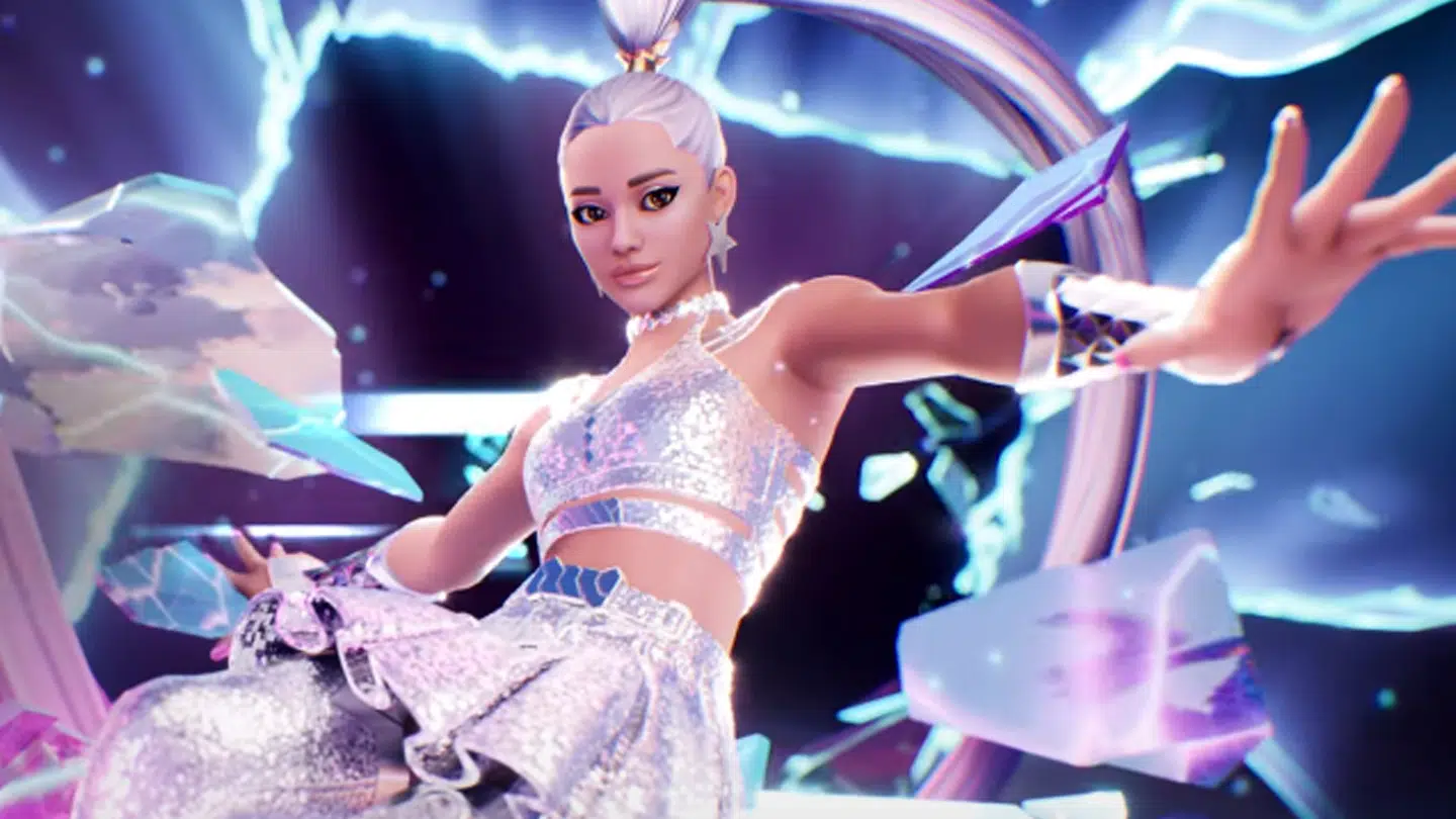 Således ser Ariana Grande ud i Fortnite-spillet, hvor hun snart giver koncert.