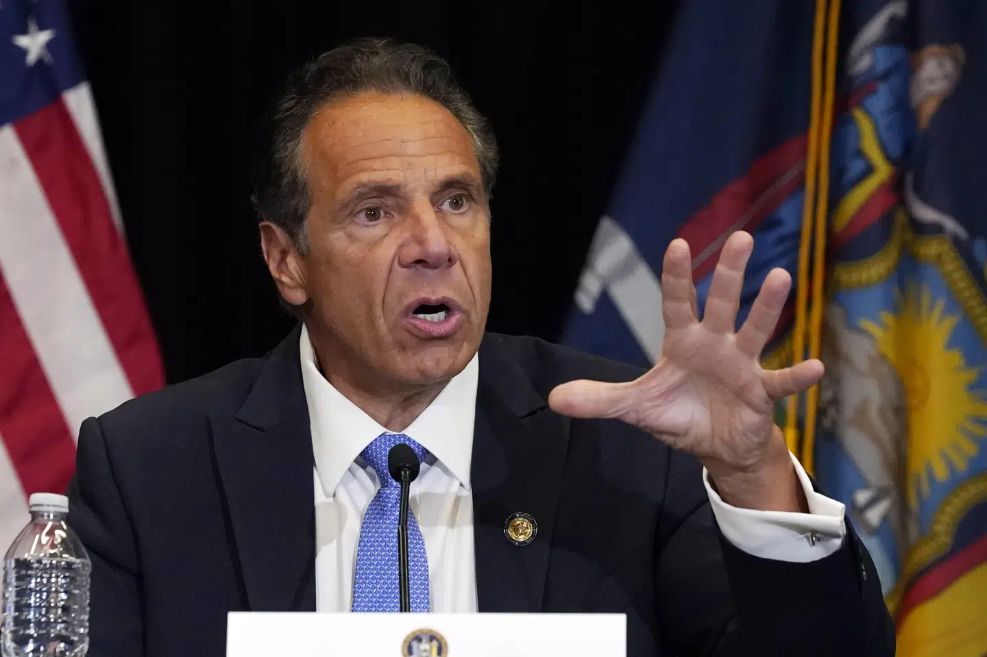 Guvernøren i delstaten New York, Andrew Cuomo, har krænket flere kvinder eller udsat dem for sexchikane. Det fastslår en undersøgelse, som advokater har udarbejdet for New Yorks justitsministerium, efter at flere kvinder er stået frem med anklager mod Cuomo. (Arkivfoto) Richard Drew/Ritzau Scanpix