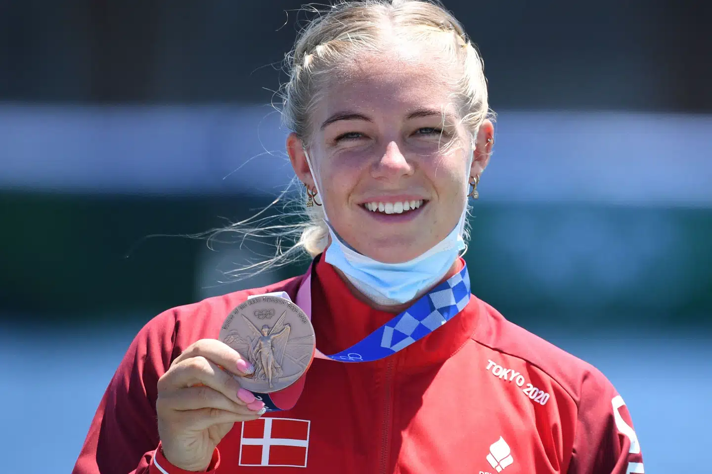 Emma Aastrand Jørgensen sikrede tirsdag Danmarks sjette medalje ved OL i Tokyo. Philip Fong/Ritzau Scanpix