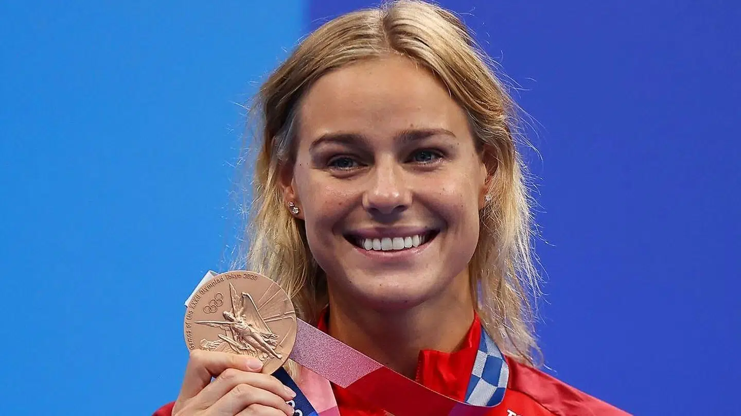 Pernille Blume vandt OL-bronze i 50 meter fri.