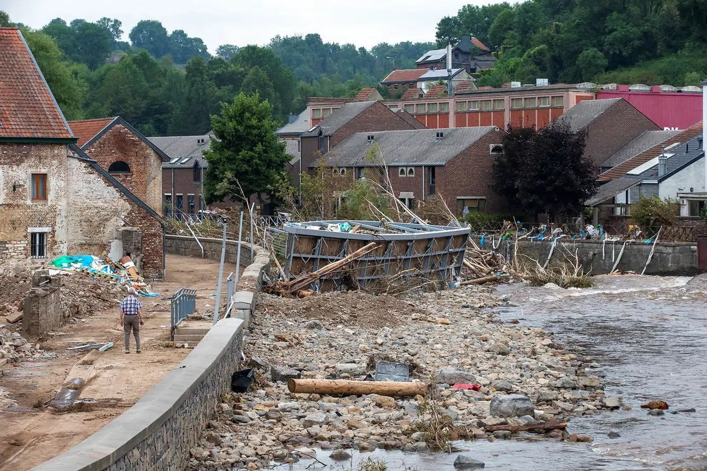 Fra den belgiske by Limbourg (foto: NICOLAS MAETERLINCK / BELGA / AFP)/Belgium OUT)