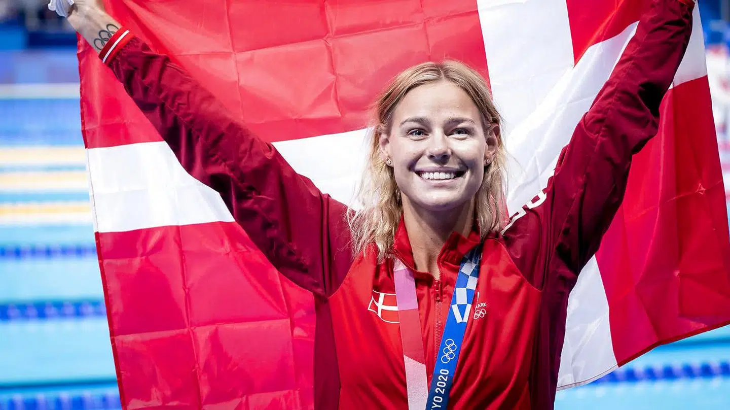 Pernille Blume blev nummer tre i 50 meter fri ved OL.