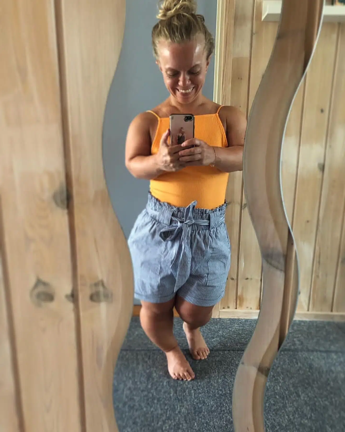 Simone Meyer Larsen er født med dværgvækst. I et opslag på Facebook, der er gået viralt, opfordrer hun til at hylde forskellighed. Privatfoto.