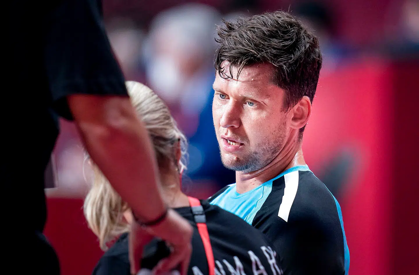 Niklas Landin under håndboldkampen mellem Danmark-Portugal til OL i Tokyo , fredag den 30. juli 2021.