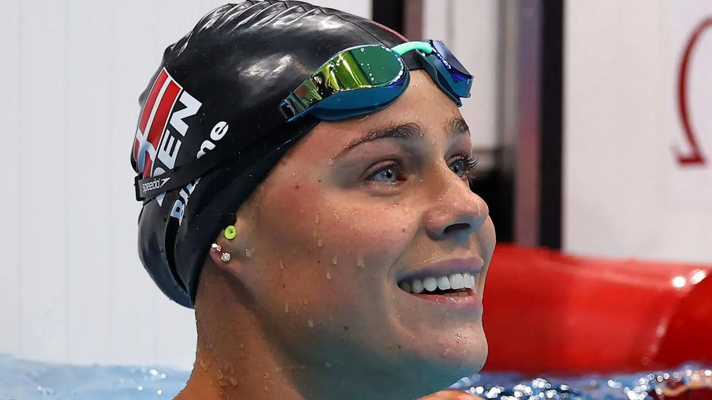 Pernille Blume svømmede næsthurtigst af alle under lørdagens semifinale i 50 meter fri.