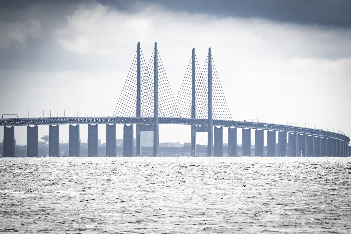 Øresundsbroen er onsdag klokken 17 spærret i begge retninger. (Arkivfoto). Niels Christian Vilmann/Ritzau Scanpix