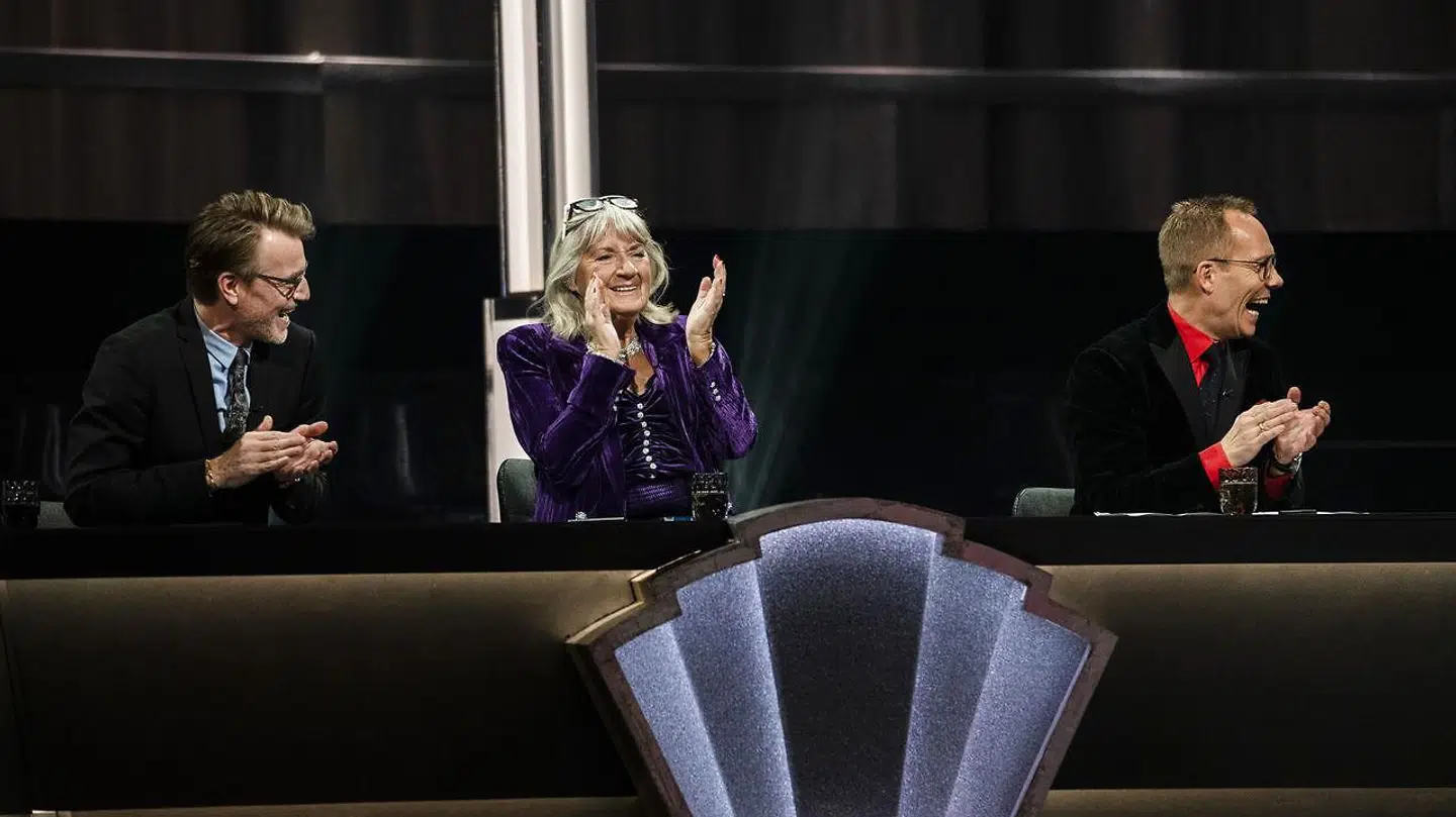 'Vild med dans'-dommerne Nikolaj Hübbe, Britt Bendixen og Jens Werner under sidste sæsons semifinale.