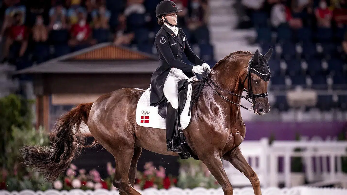 Cathrine Dufour og Bohemian var sidste ekvipage på banen.