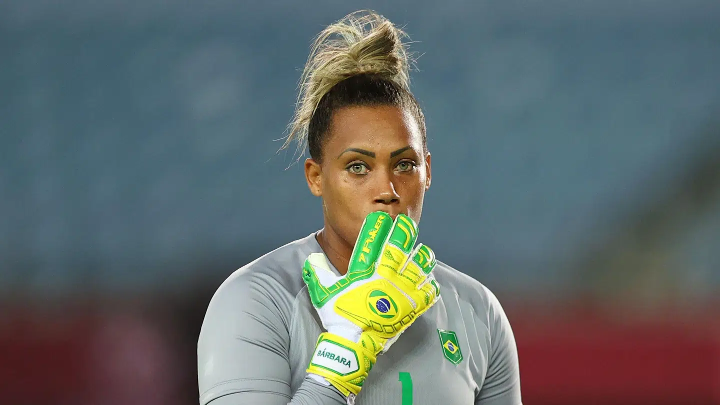 Den brasilianske målmand, Bárbara Barbosa.