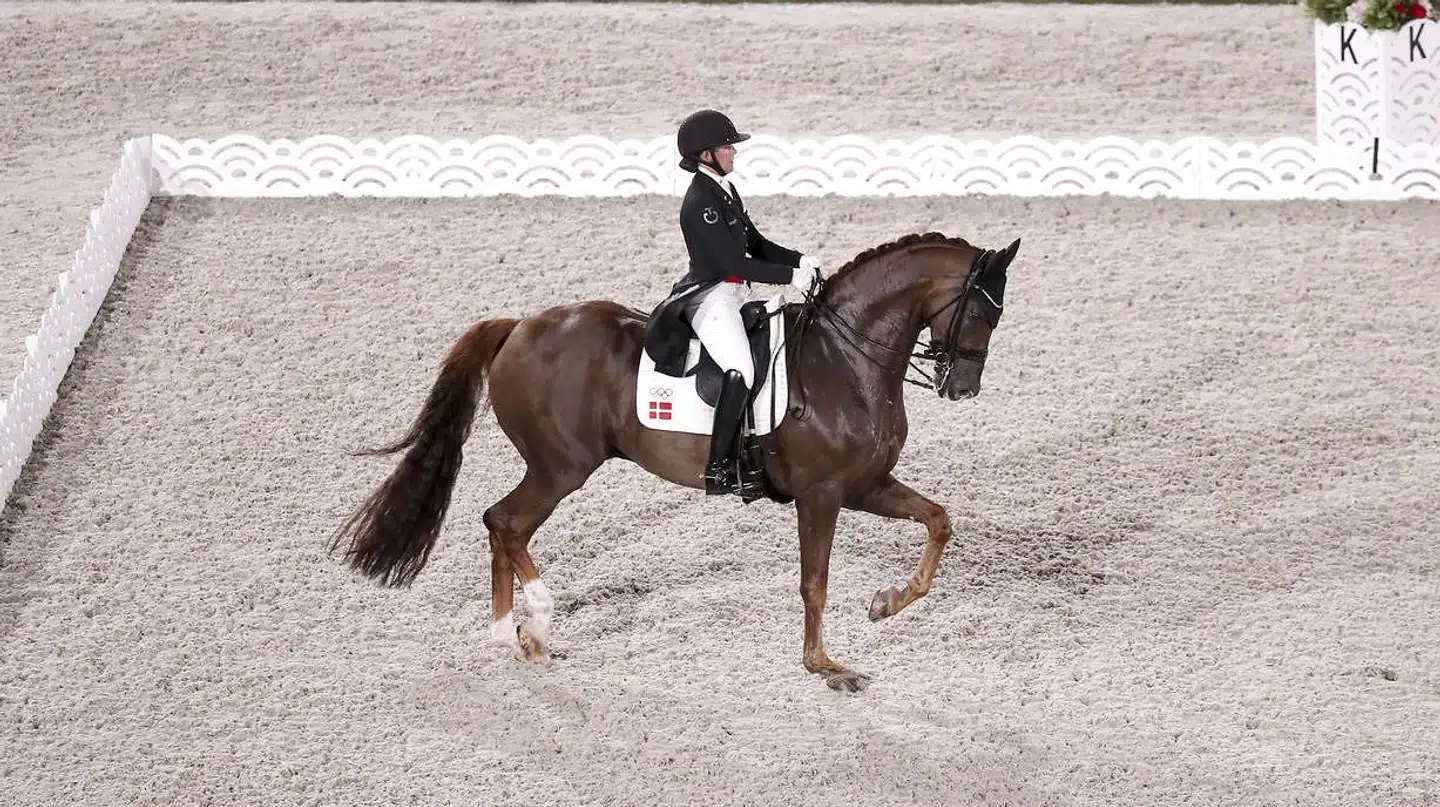 Cathrine Dufour og Bohemian under lørdagens holdkonkurrence.