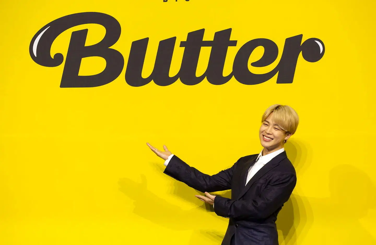 K-pop-stjernen Jimin, som influenceren Jimin mener at ligne på en prik. EPA/JEON HEON-KYUN