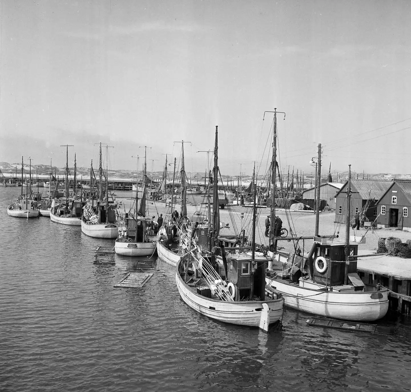 Sådan så Glyngøre ud, da den stadig var en driftig fiskeriby. I dag er den ved at genopfinde sig selv, blandt andet som et kulinarisk udflugtssted.