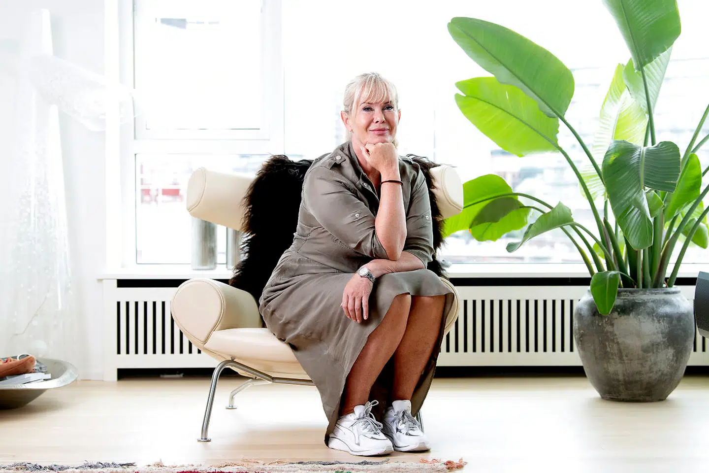 For første gang i sit liv er Birgit Aaby, hvad hun selv kalder 'arbejdsløs'. Og hun nyder det.