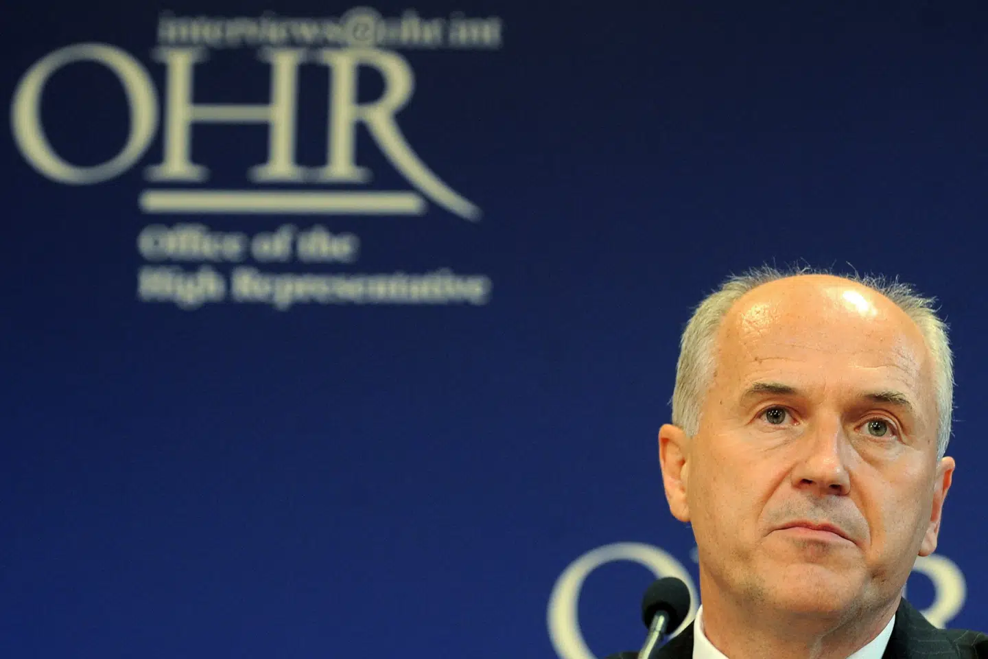 Østrigeren Valentin Inzko har været international repræsentant for Bosnien-Hercegovina siden 2009. Han træder tilbage i slutningen af juli. (Arkivfoto) Elvis Barukcic/Ritzau Scanpix