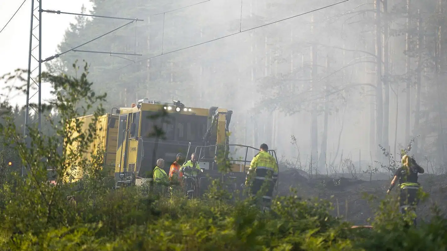 Politiet efterforsker skovbranden.