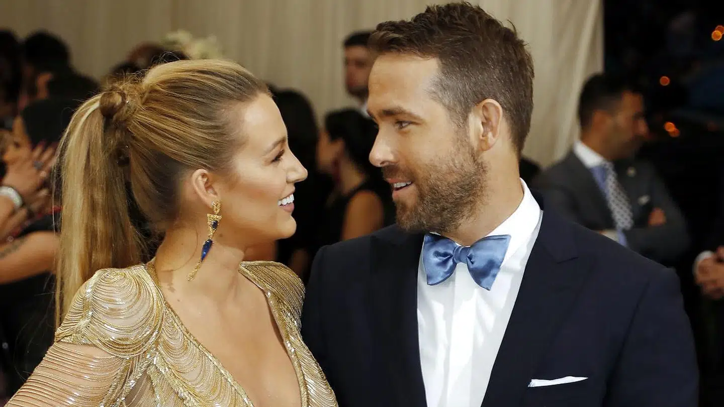 Blake Lively med ægtemanden Ryan Reynolds.