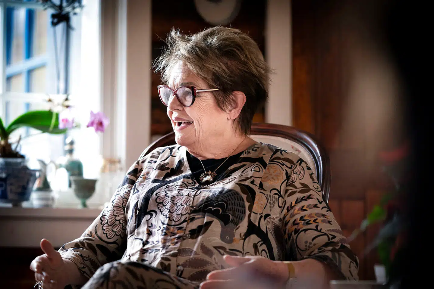 Det er ikke første gang, Ghita Nørby får gjort sig bemærket ved at skælde en journalist ud. Det gik ikke mindst Danmark rundt, da Iben Maria Zeuthen stod for skud i Radio24syv-podcasten 'Hele Danmarks Ghita'.