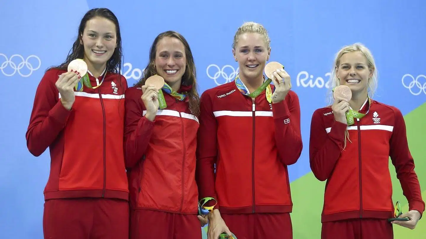 Jeanette Ottesen og resten af landsholdet vandt bronze i holdkap ved OL i Rio i 2016.