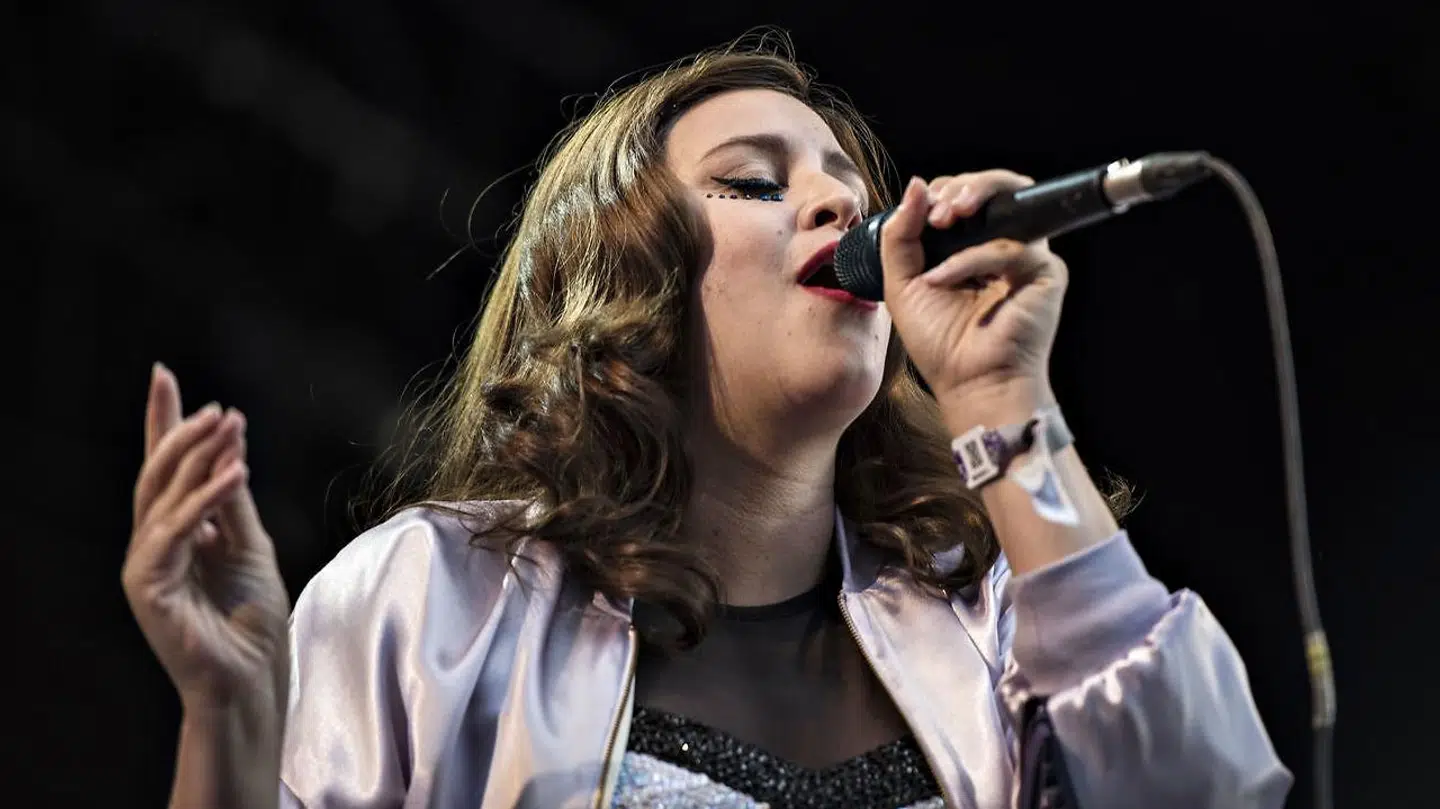 Fallulah gav koncert på Stjernescenen ved Smukfest i 2016.