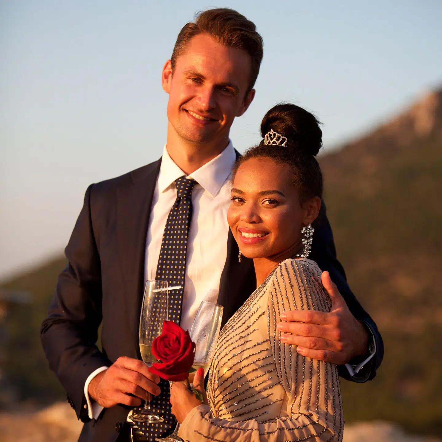 Casper og Michaela fra 'Bachelor'.