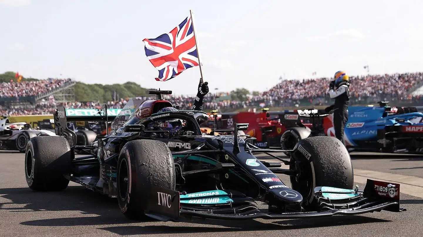 Hamilton vandt søndagens grand prix på Silverstone.