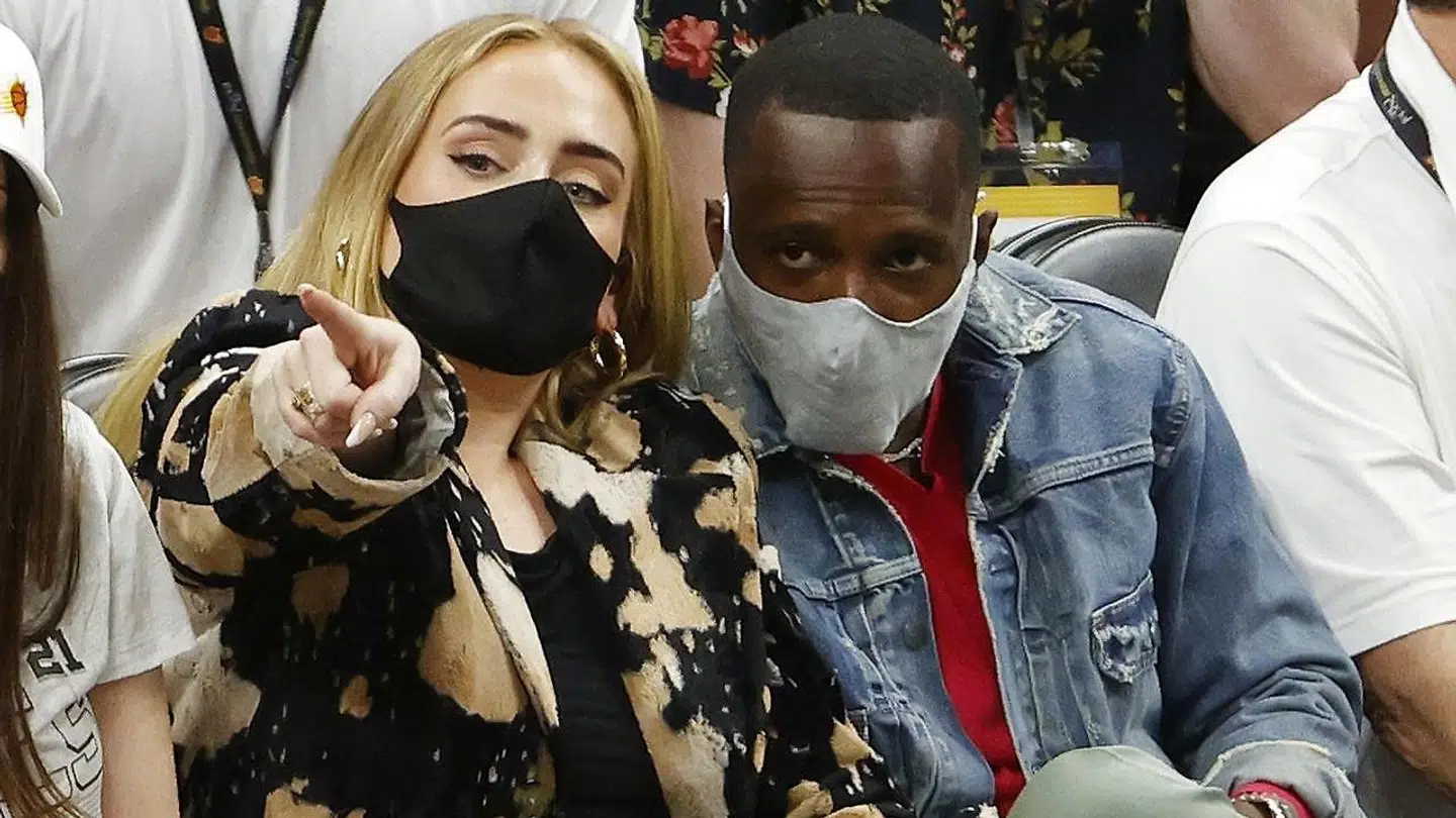 Adele og Rich Paul til basketballkampen 17. juli.