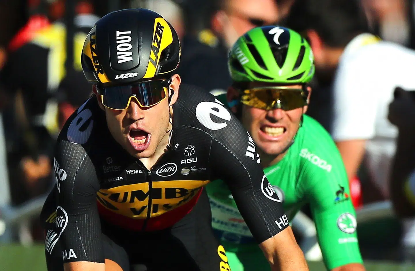 For en gangs skyld gik det ikke Mark Cavendishs vej i en sprint.