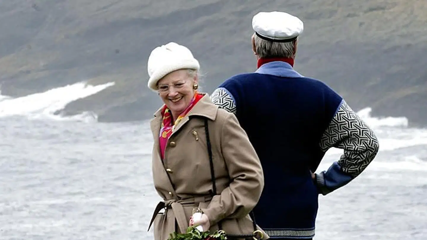 Dronningen og prins Henrik på Færøerne.