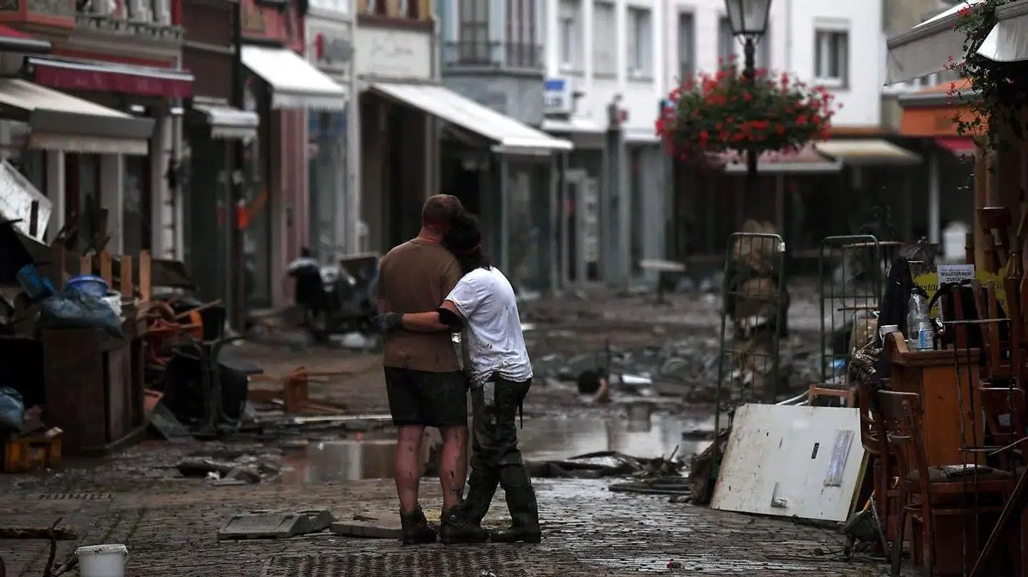 Sådan så det ud i byen Ahrweiler-Bad Neuenahr den 15. juli.