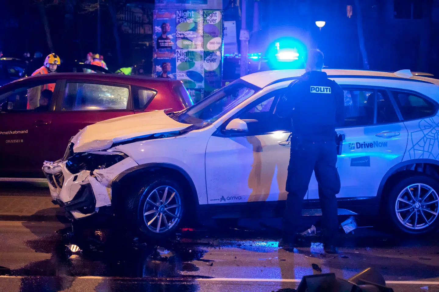 Også på Borups Allé året tidligere kørte en person galt i en bybil fra Drive Now. Føreren af bilen stak af fra ulykken, hvor to biler blev påkørt. Ingen kom alvorligt til skade.